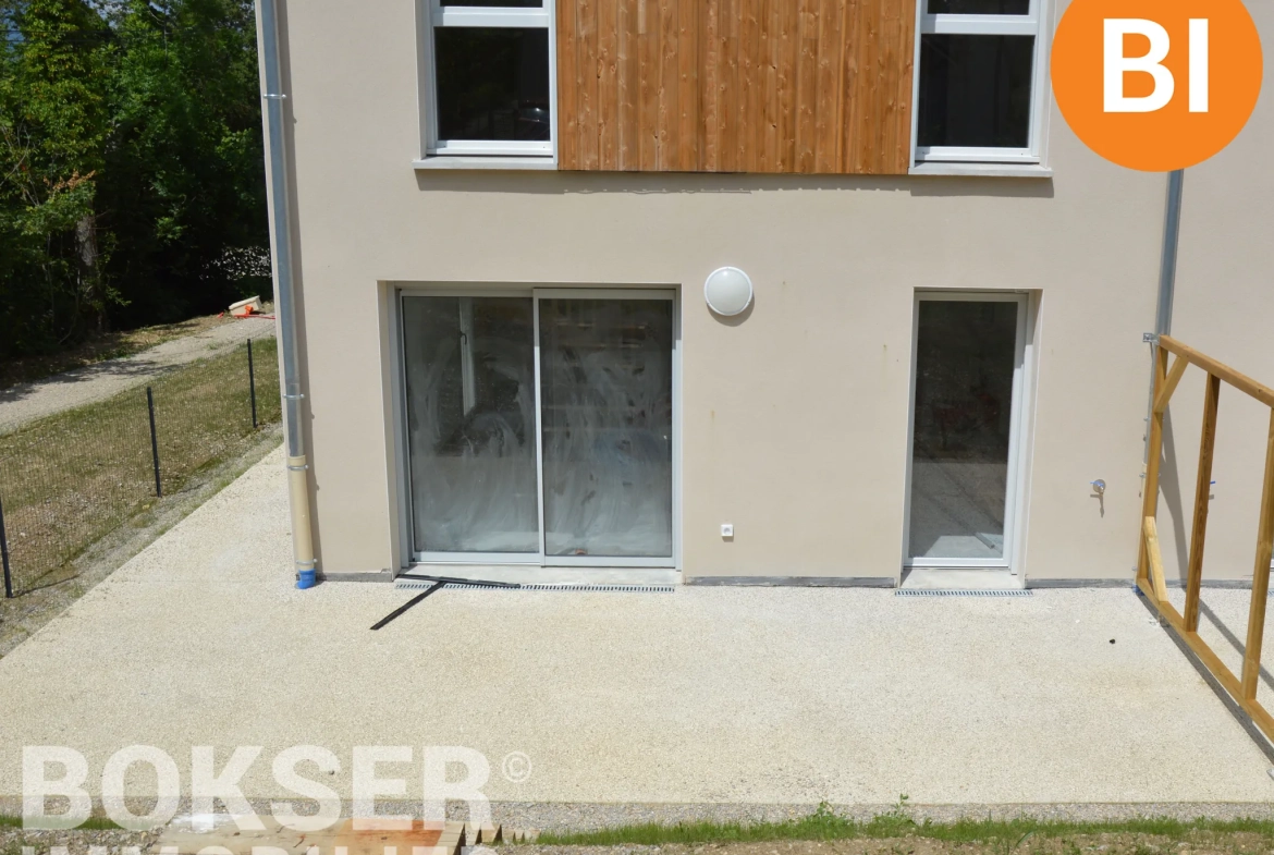 Maison neuve T5 clé en main avec terrasse dans secteur calme près de Grenoble 
