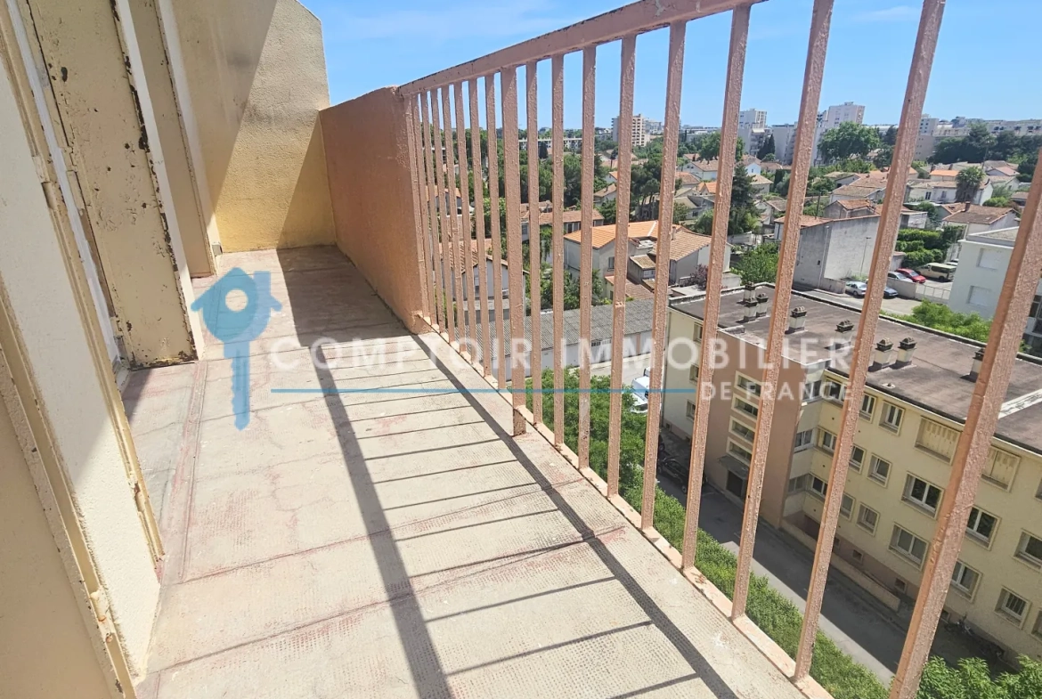 Appartement F3 avec terrasse à Montpellier Les Aubes - Idéal Investisseur 