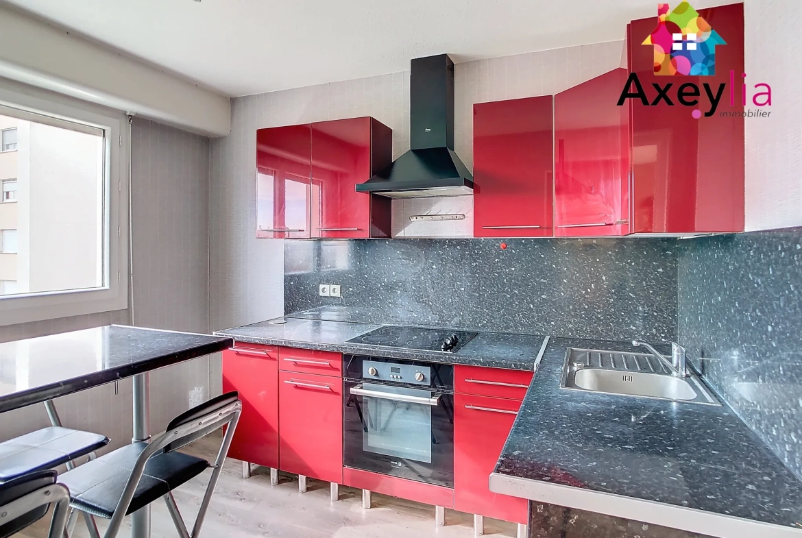 Appartement T3 lumineux avec balcon à Roanne - Secteur recherché 
