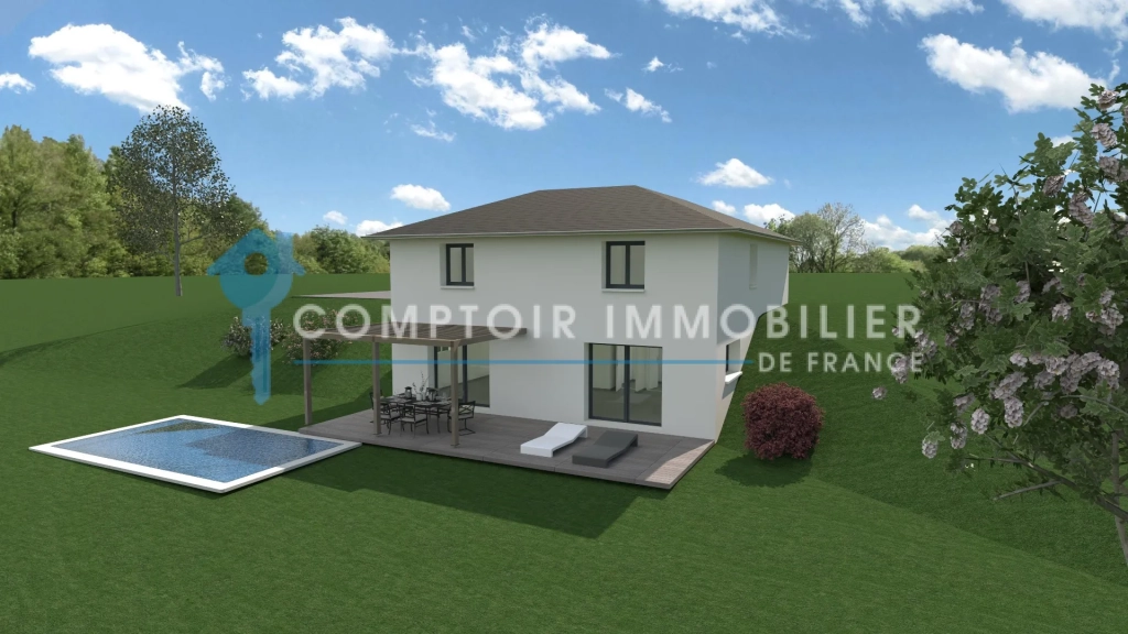 Terrain constructible de 600 m² à Haute-Jarrie avec vue sur Golf et Belledonne