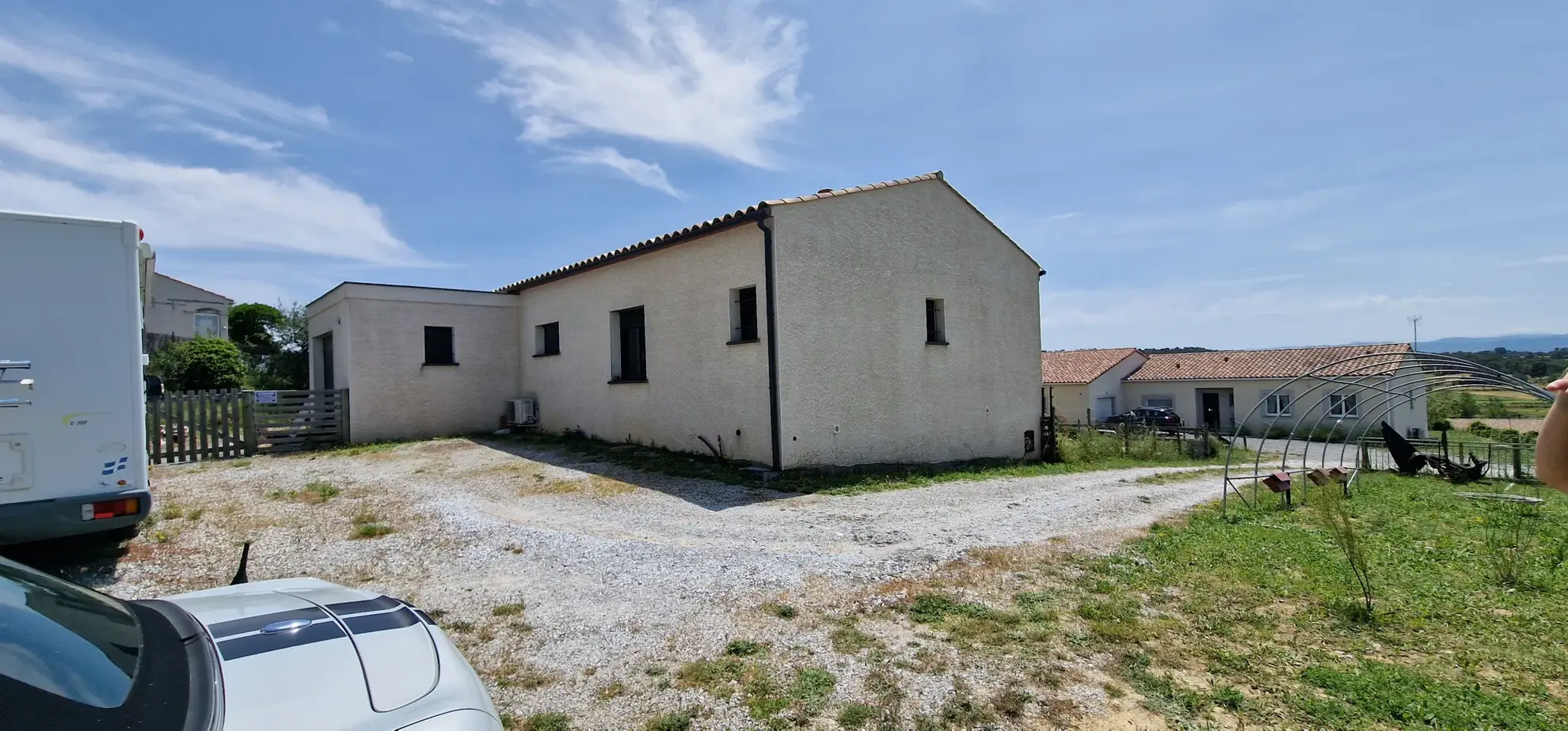 Maison 4 pièces de 88 m² avec terrain de 1195 m² à Villarzel-Cabardès, vue Pyrénées 