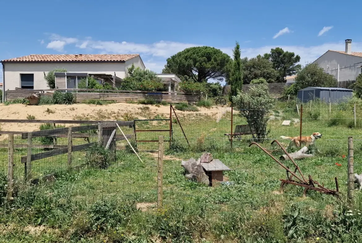 Maison 4 pièces de 88 m² avec terrain de 1195 m² à Villarzel-Cabardès, vue Pyrénées 
