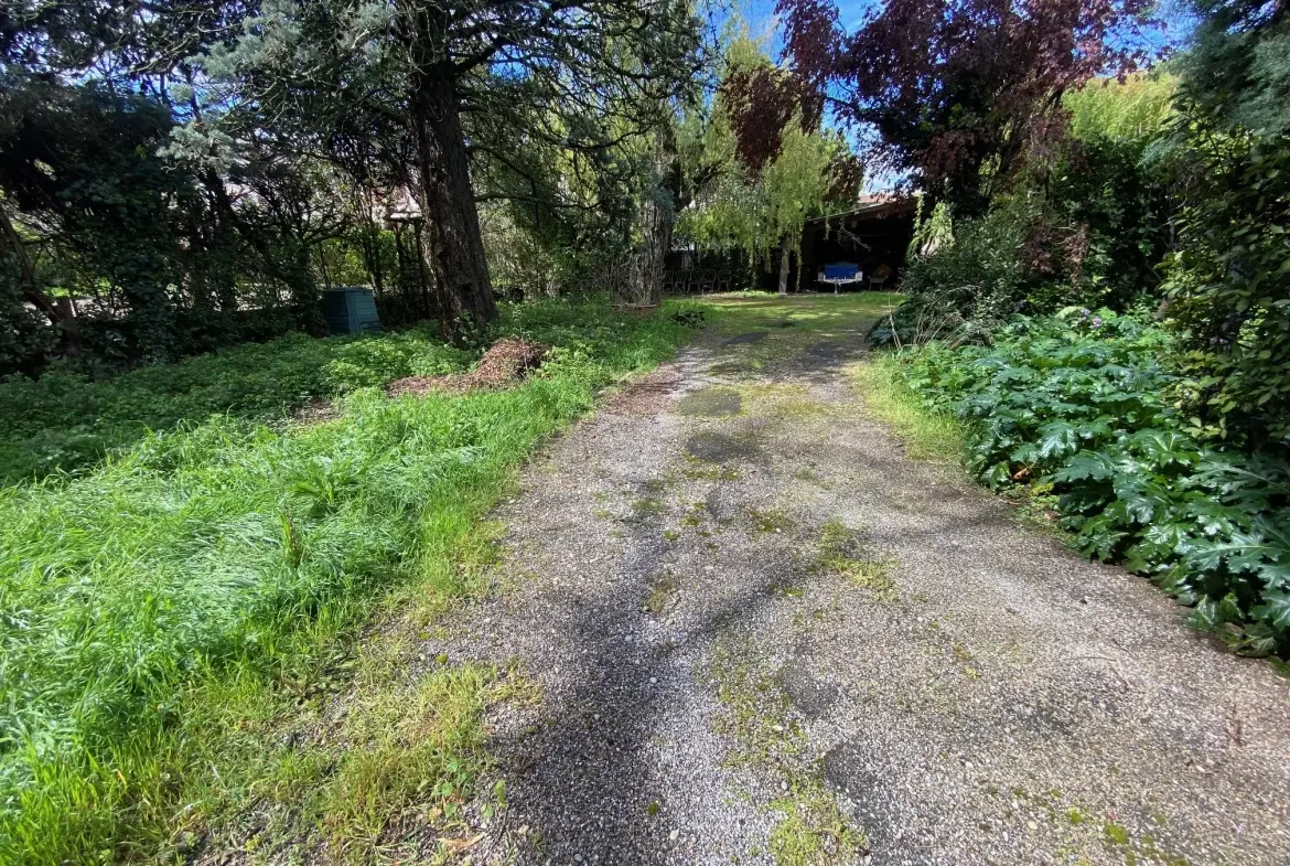 Maison à rénover proche du rempart d'Avignon avec grand jardin et grange 