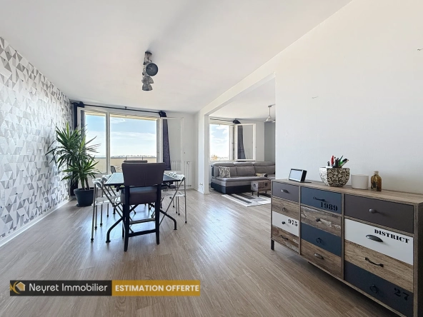 Vente appartement T4 à Jomayère, Saint-Étienne avec garage, balcon et cave