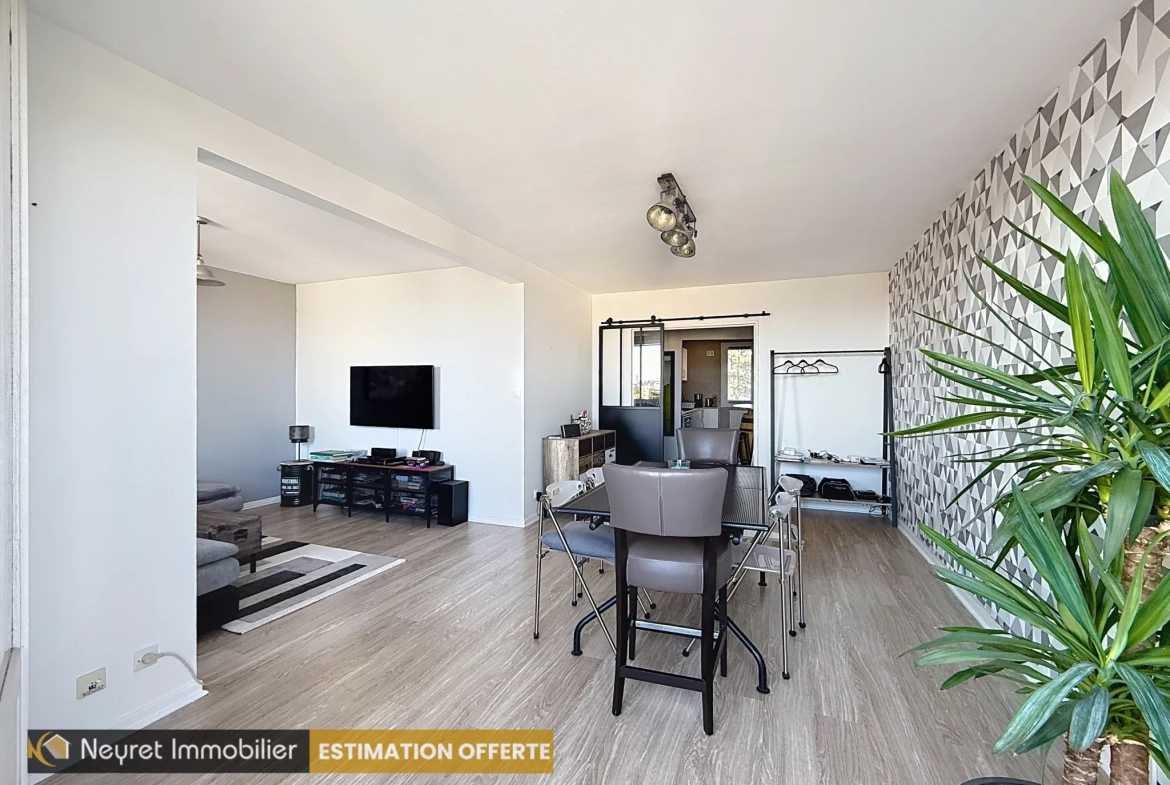 Vente appartement T4 à Jomayère, Saint-Étienne avec garage, balcon et cave 