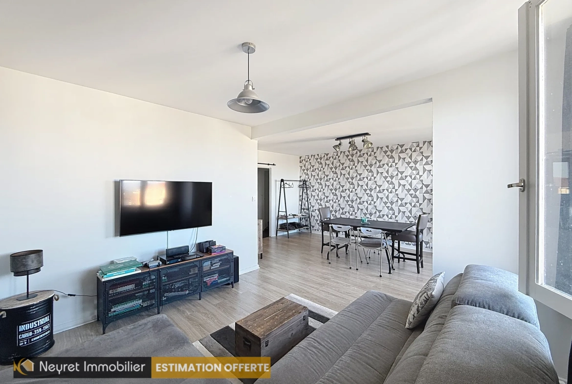 Vente appartement T4 à Jomayère, Saint-Étienne avec garage, balcon et cave 