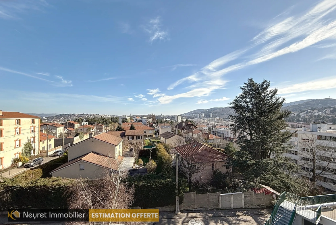Vente appartement T4 à Jomayère, Saint-Étienne avec garage, balcon et cave 