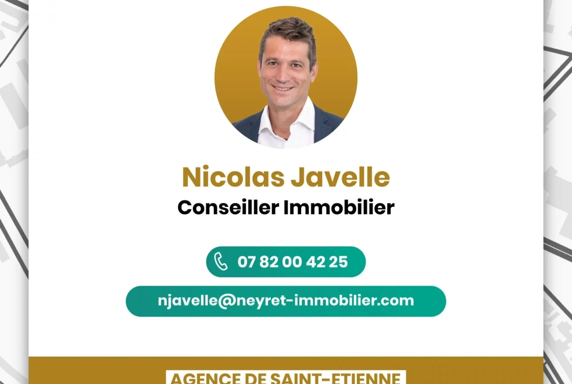 Vente appartement T4 à Jomayère, Saint-Étienne avec garage, balcon et cave 