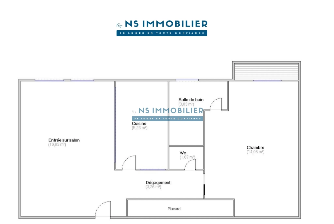 Bel appartement F2 rénové avec balcon et cave à Sartrouville 
