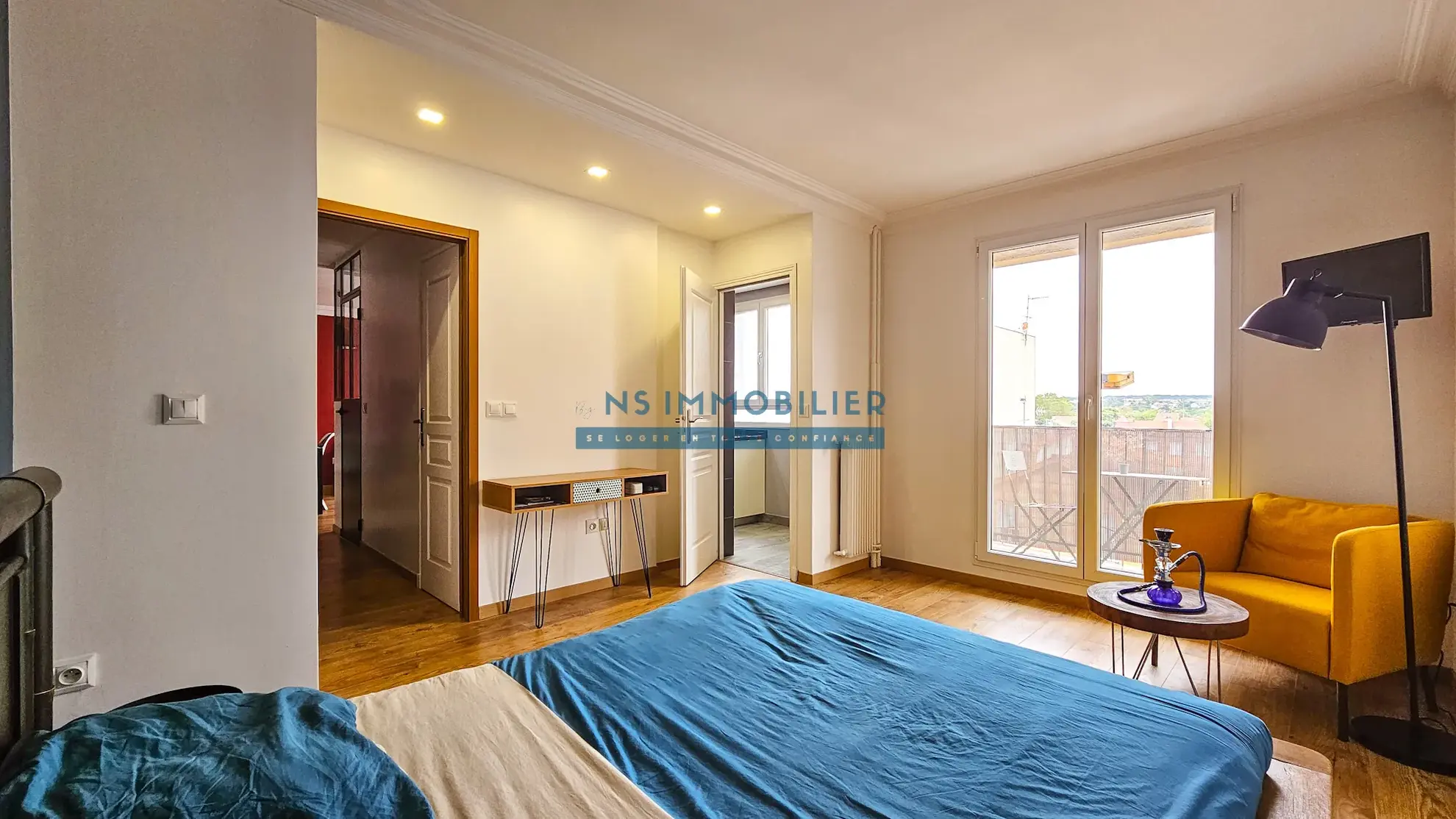 Bel appartement F2 rénové avec balcon et cave à Sartrouville 