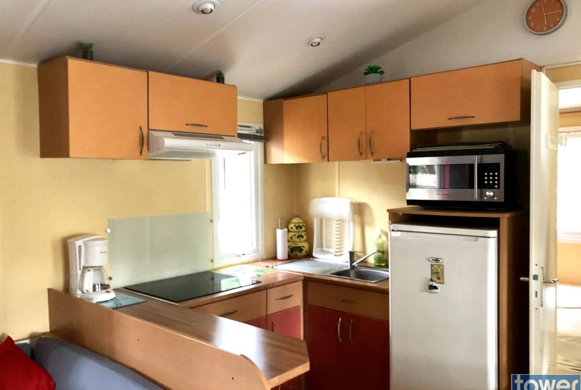 Mobilhome 3 chambres dans parc de loisirs 5 étoiles à Puget-sur-Argens 