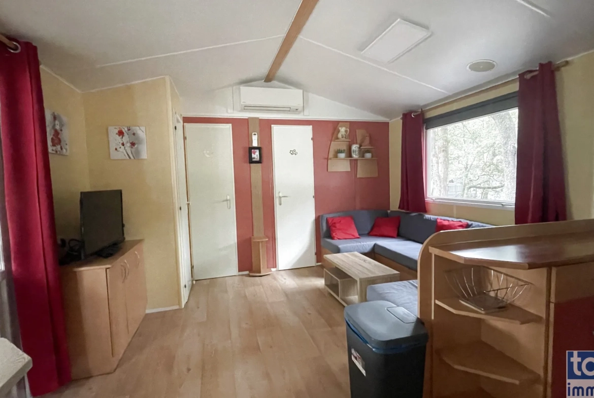 Mobilhome 3 chambres dans parc de loisirs 5 étoiles à Puget-sur-Argens 