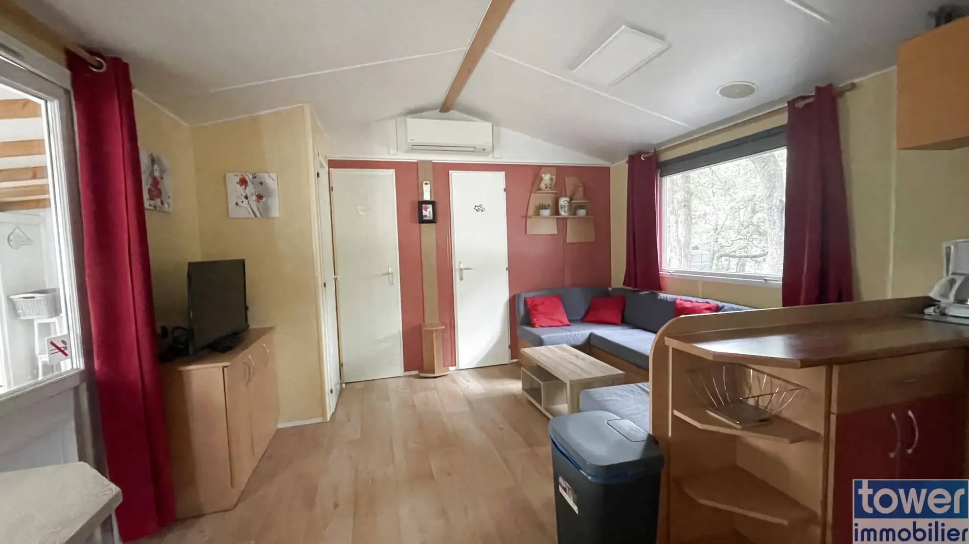 Mobilhome 3 chambres dans parc de loisirs 5 étoiles à Puget-sur-Argens 