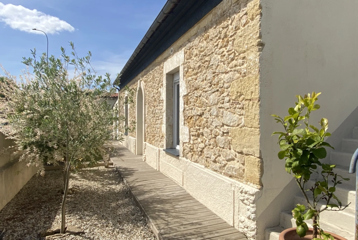 Maison en pierre rénovée à 5 minutes de Langon – Charme et confort 