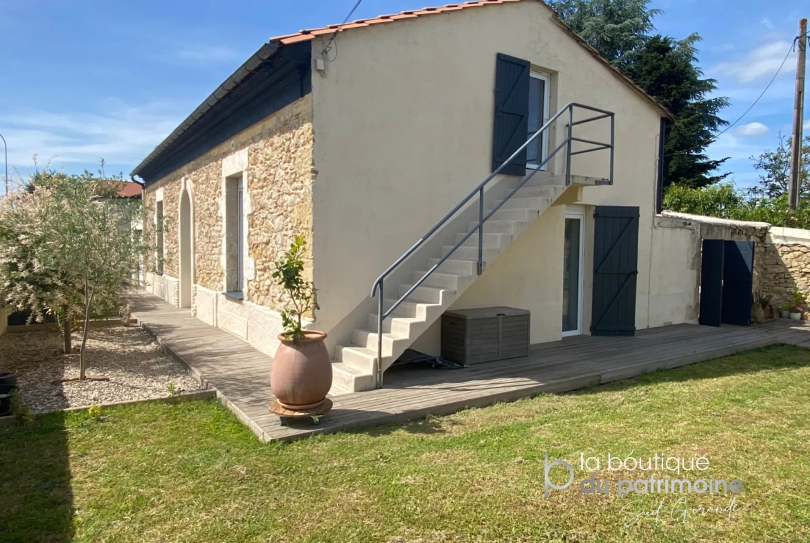 Maison en pierre rénovée à 5 minutes de Langon – Charme et confort 