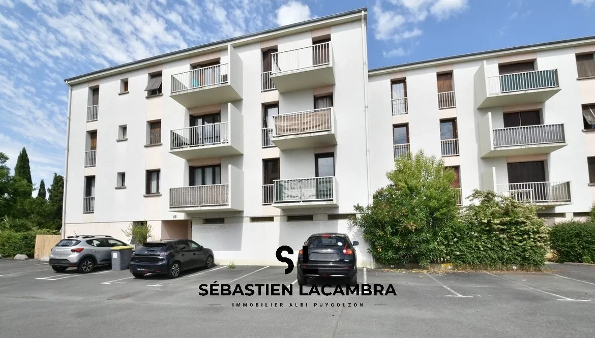 Studio à vendre avec balcon, parking et cave à Albi - Opportunité idéale 