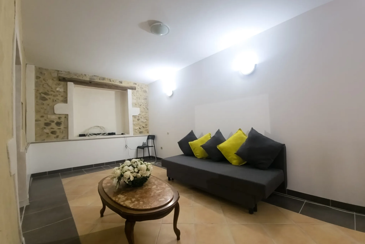 Maison de village en vente à Les Ganges Gontardes de 161m² avec grand terrain et potentiel d’extension 
