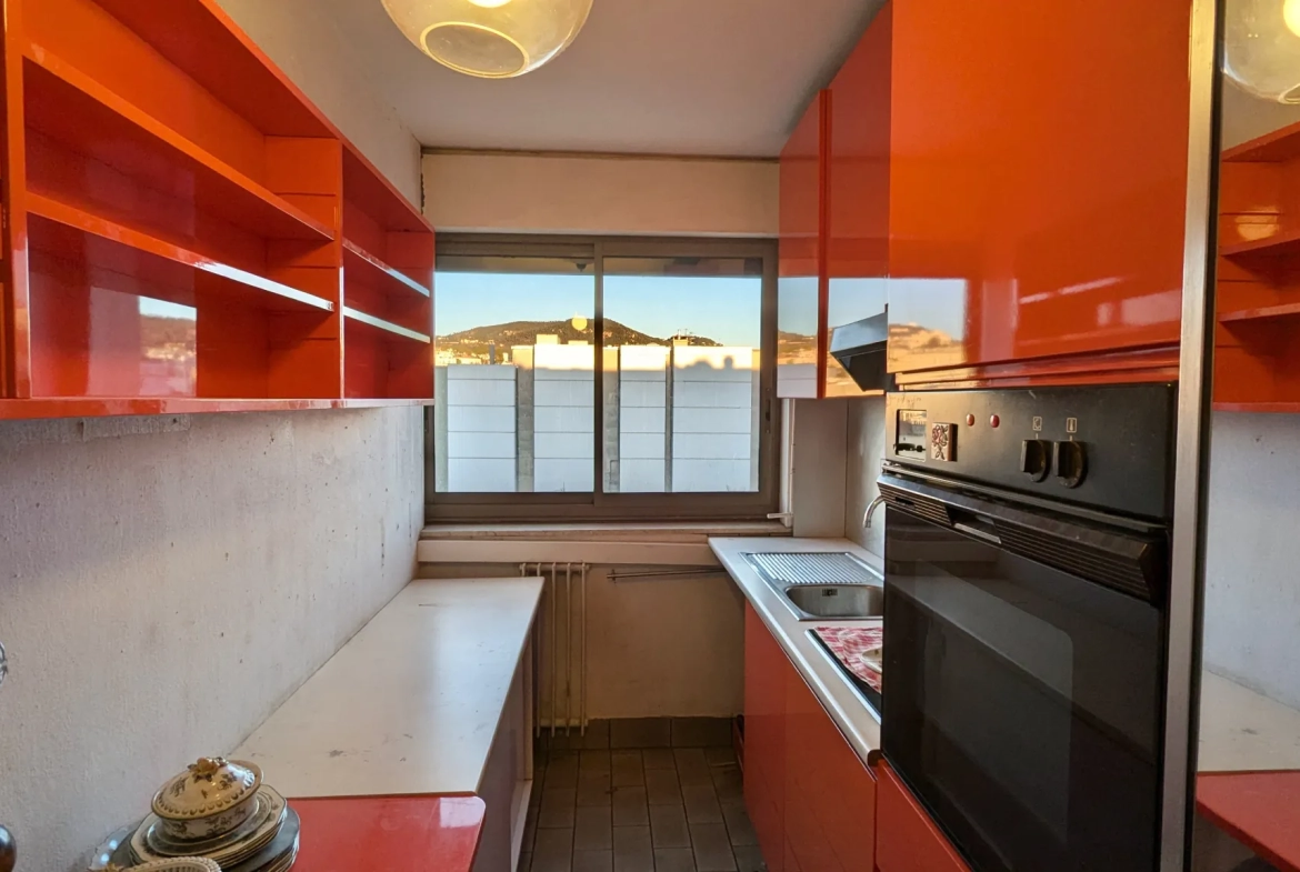 Bel appartement 2/3 pièces à Nice Étoile, vue dégagée et sécurité maximale jusqu'en 2074 