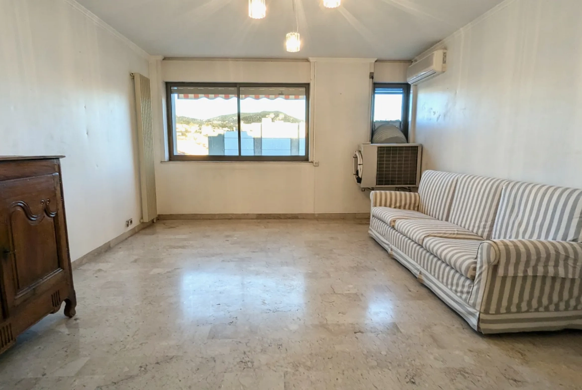 Bel appartement 2/3 pièces à Nice Étoile, vue dégagée et sécurité maximale jusqu'en 2074 