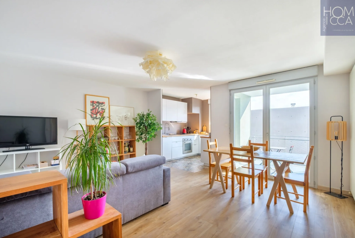 Appartement T3 récent de 60,63 m² avec balcon et parking à Lyon 9e 