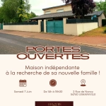 Belle maison indépendante avec grand extérieur à Lemainville près de Nancy