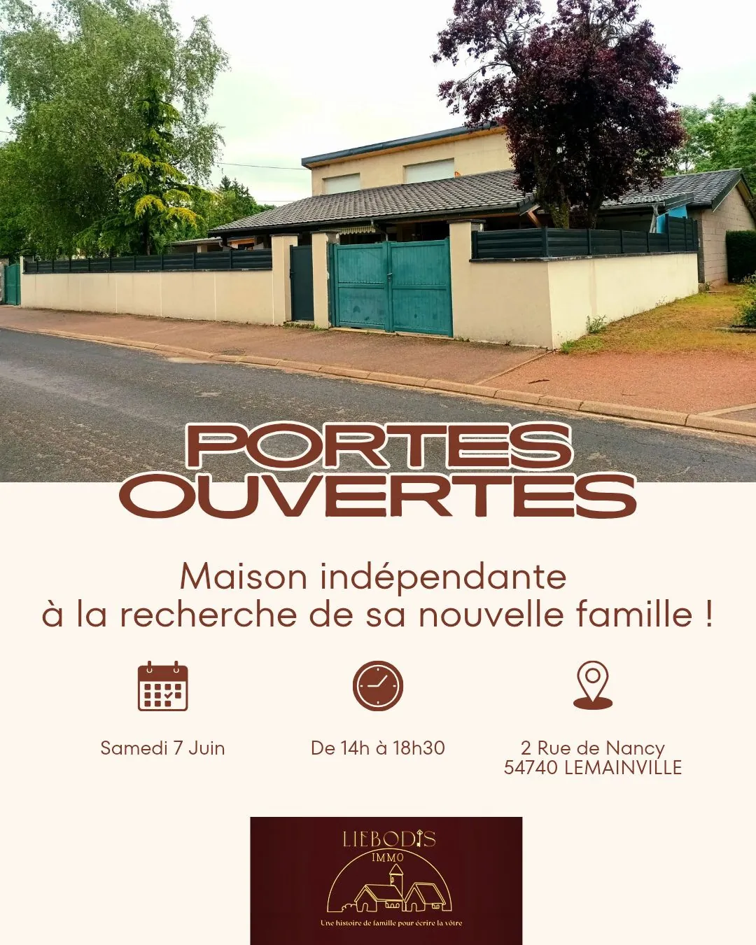 Belle maison indépendante avec grand extérieur à Lemainville près de Nancy 