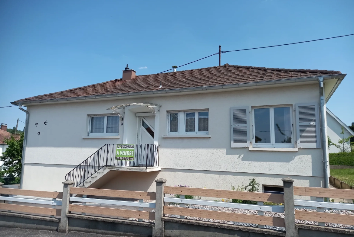 Maison de plain-pied à Hirsingue - 83 m² avec terrain de 595 m² 