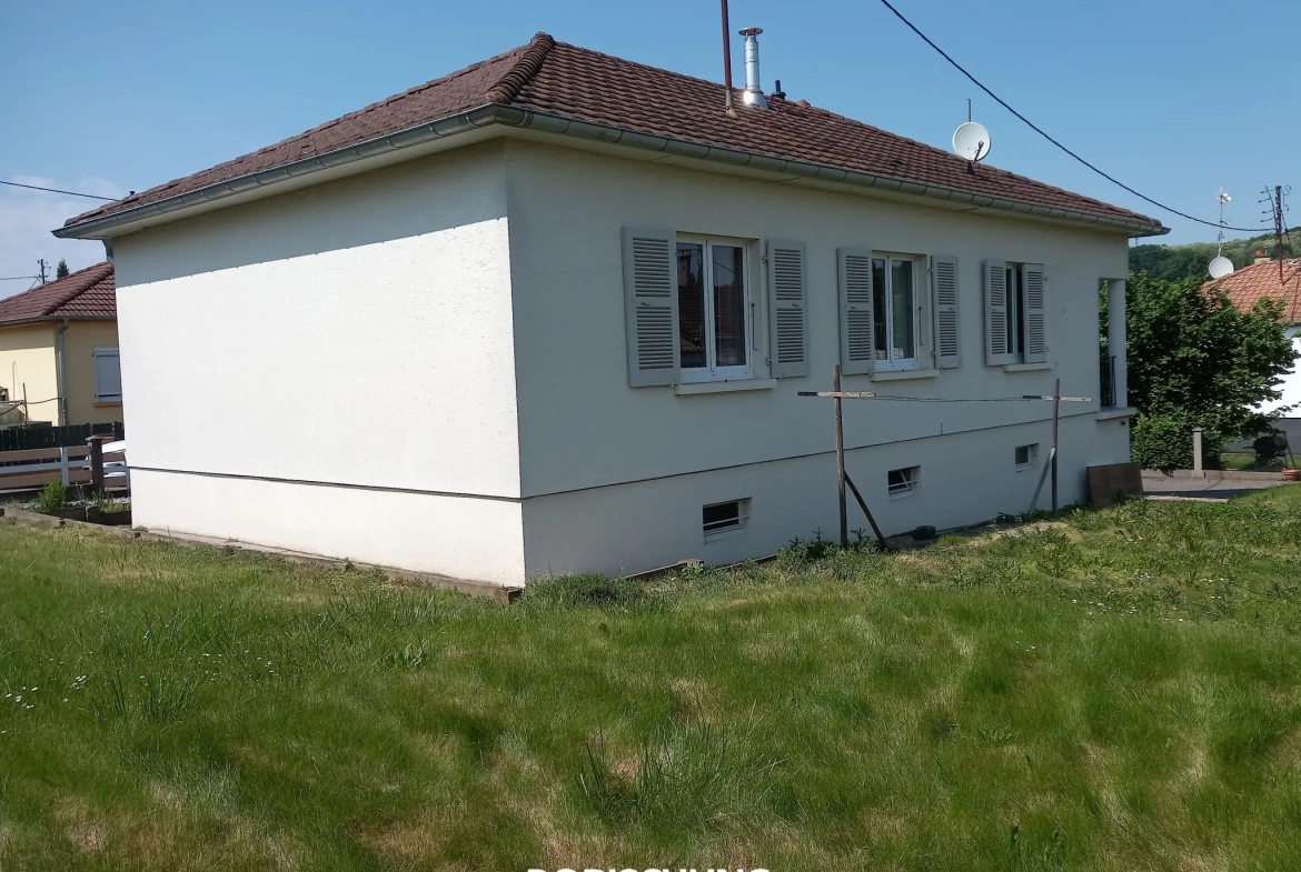Maison de plain-pied à Hirsingue - 83 m² avec terrain de 595 m² 