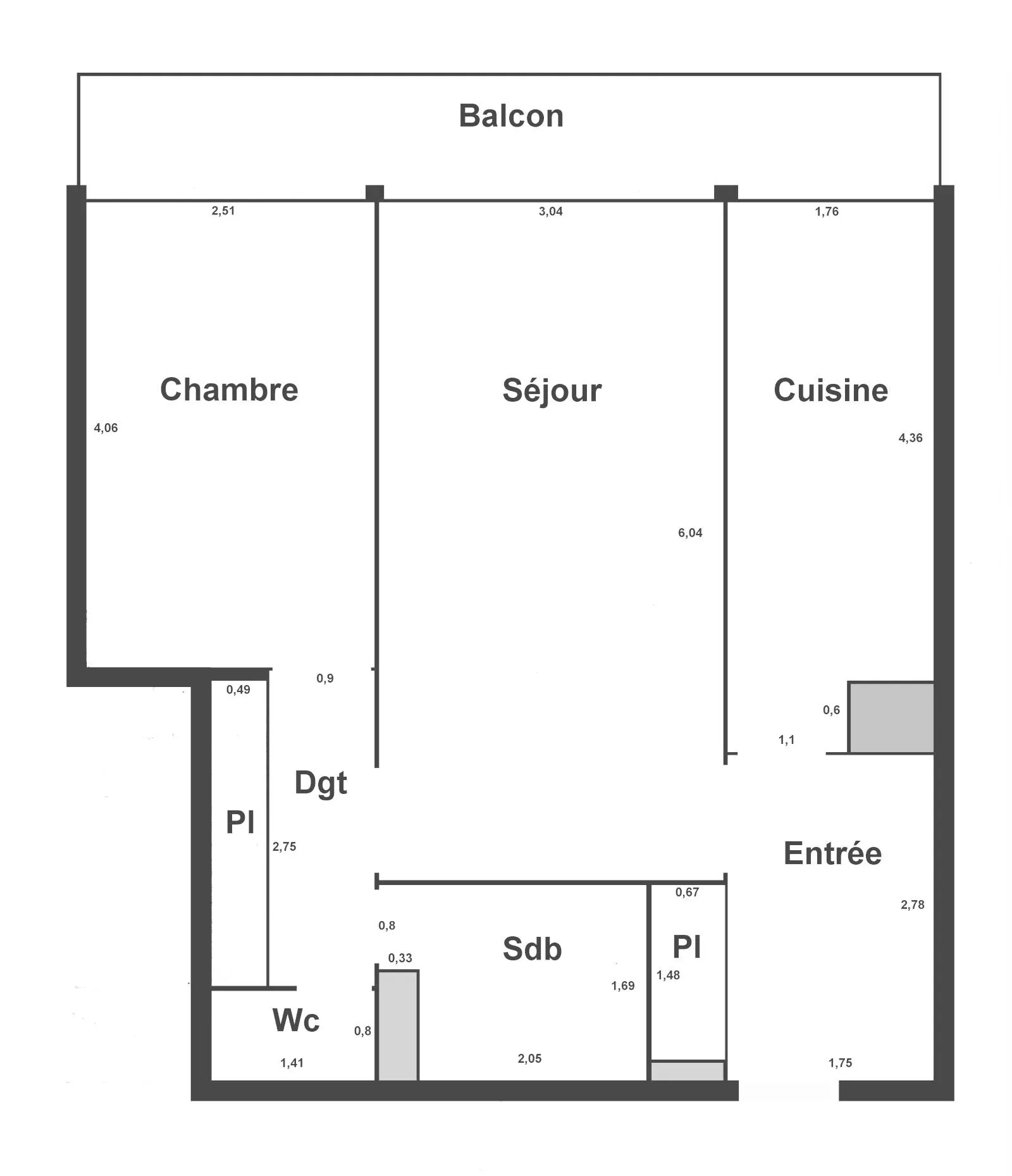 Appartement 2 pièces à vendre à Joinville-le-Pont dans résidence de standing 