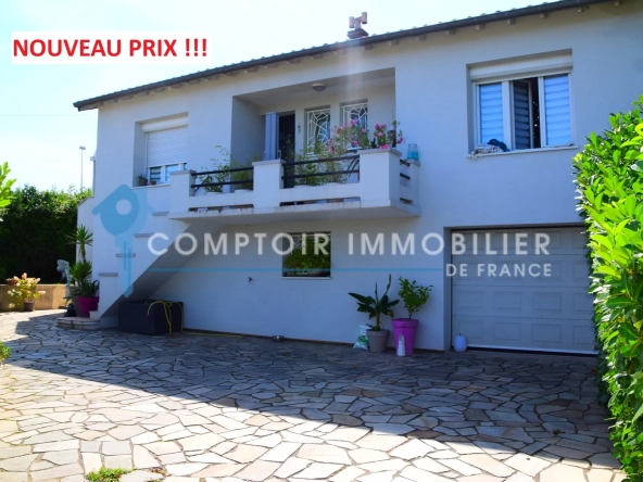 Maison contemporaine à Aubenas avec grand jardin, garage et véranda, 150 m²
