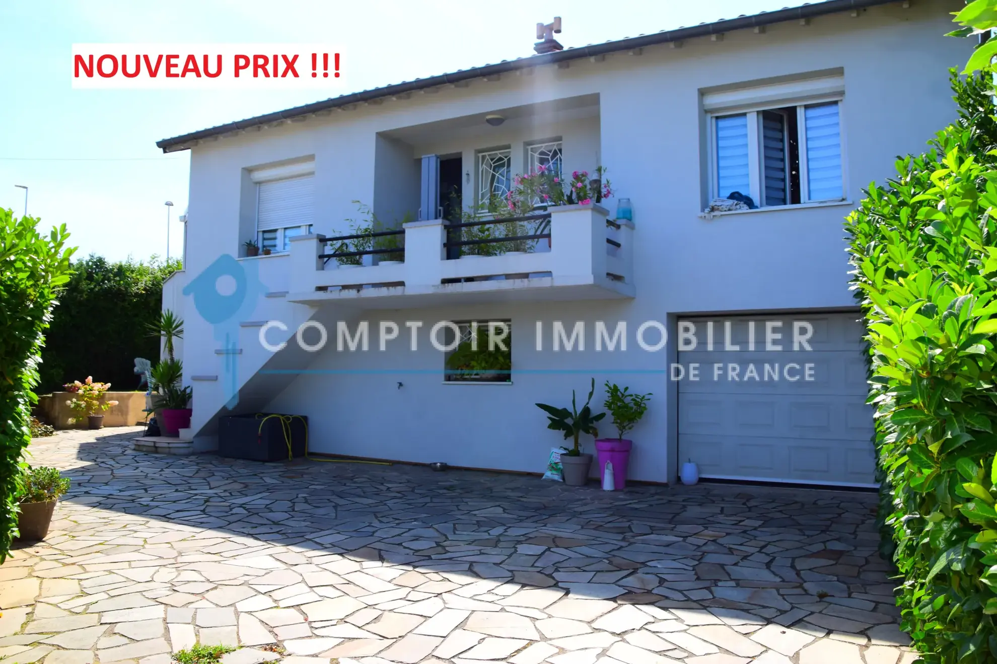 Maison contemporaine à Aubenas avec grand jardin, garage et véranda, 150 m² 