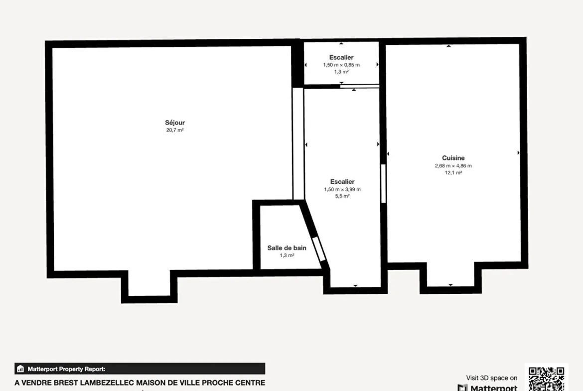 Maison de ville à vendre à Lambézellec, proche centre - Idéal primo-accédants 