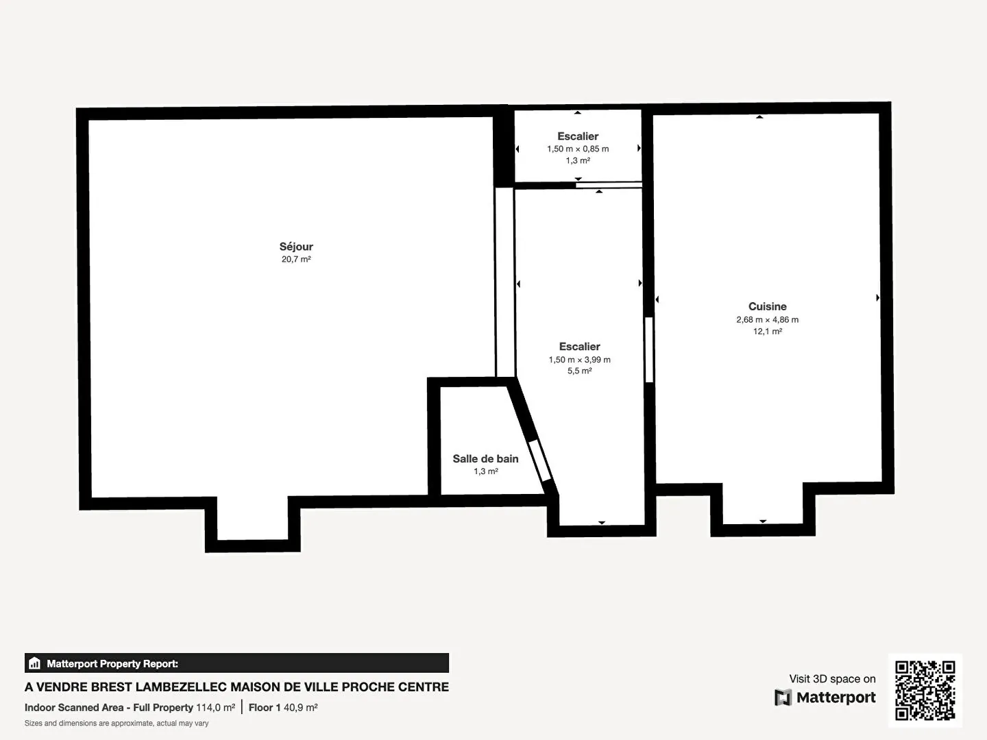 Maison de ville à vendre à Lambézellec, proche centre - Idéal primo-accédants 