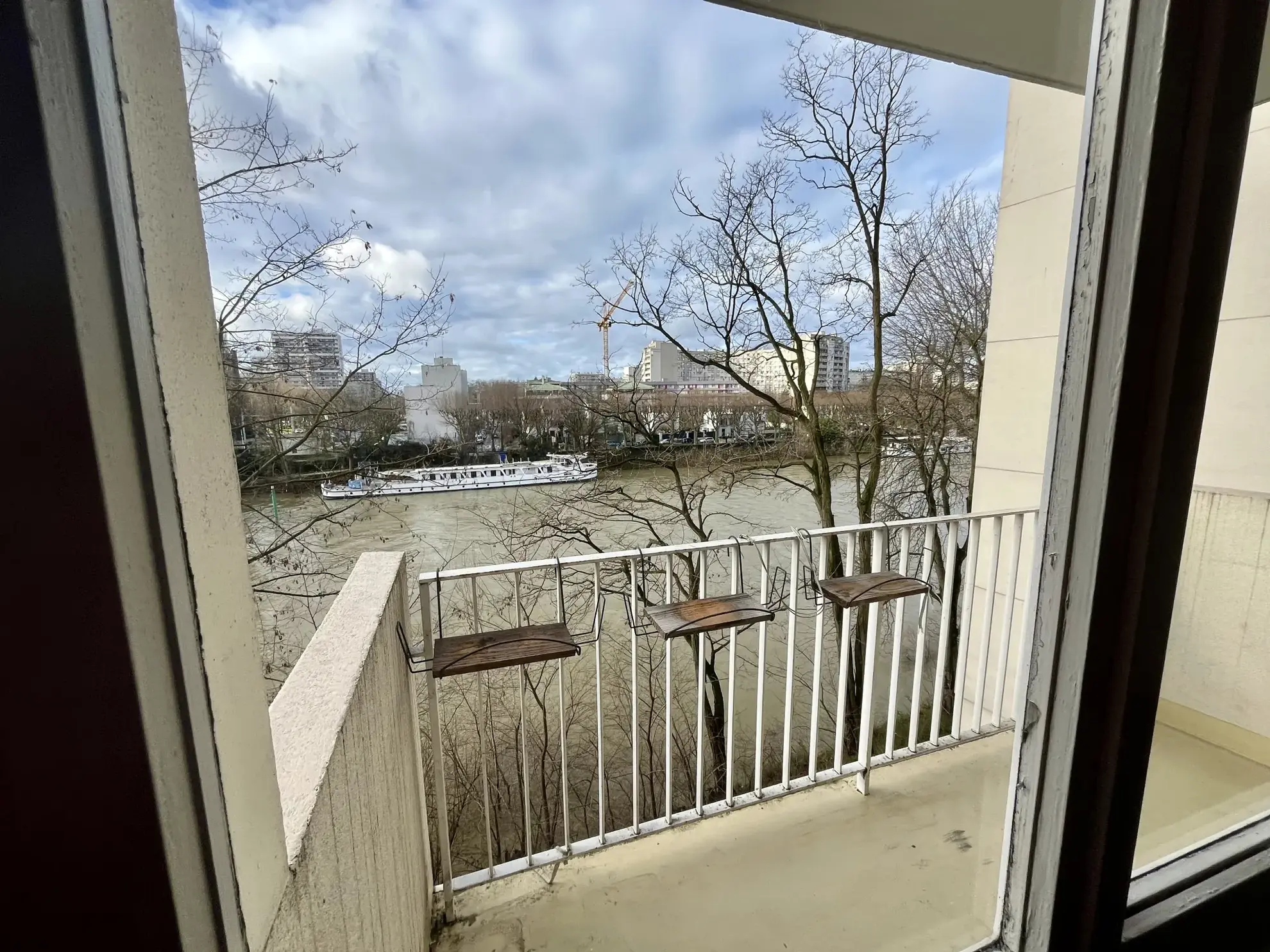 Appartement 2 pièces avec vue sur la Seine à L'Île-Saint-Denis 