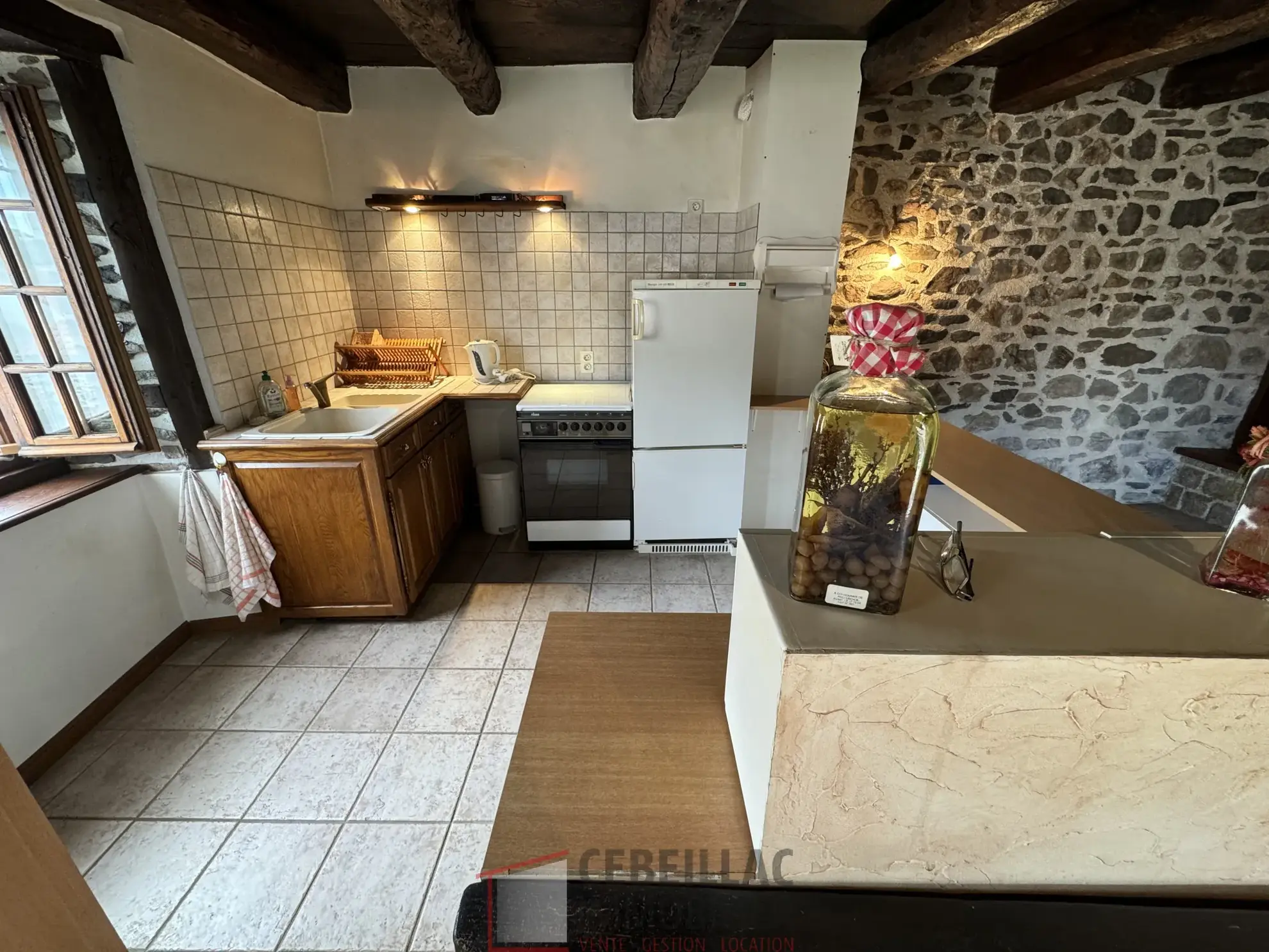 À vendre à Molompize : deux maisons en pierre avec vue, terrain de 322 m² 