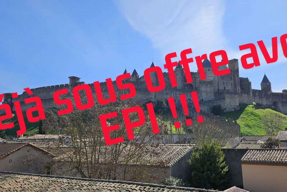Studio avec garage et cellier à vendre à Carcassonne - Emplacement privilégié 