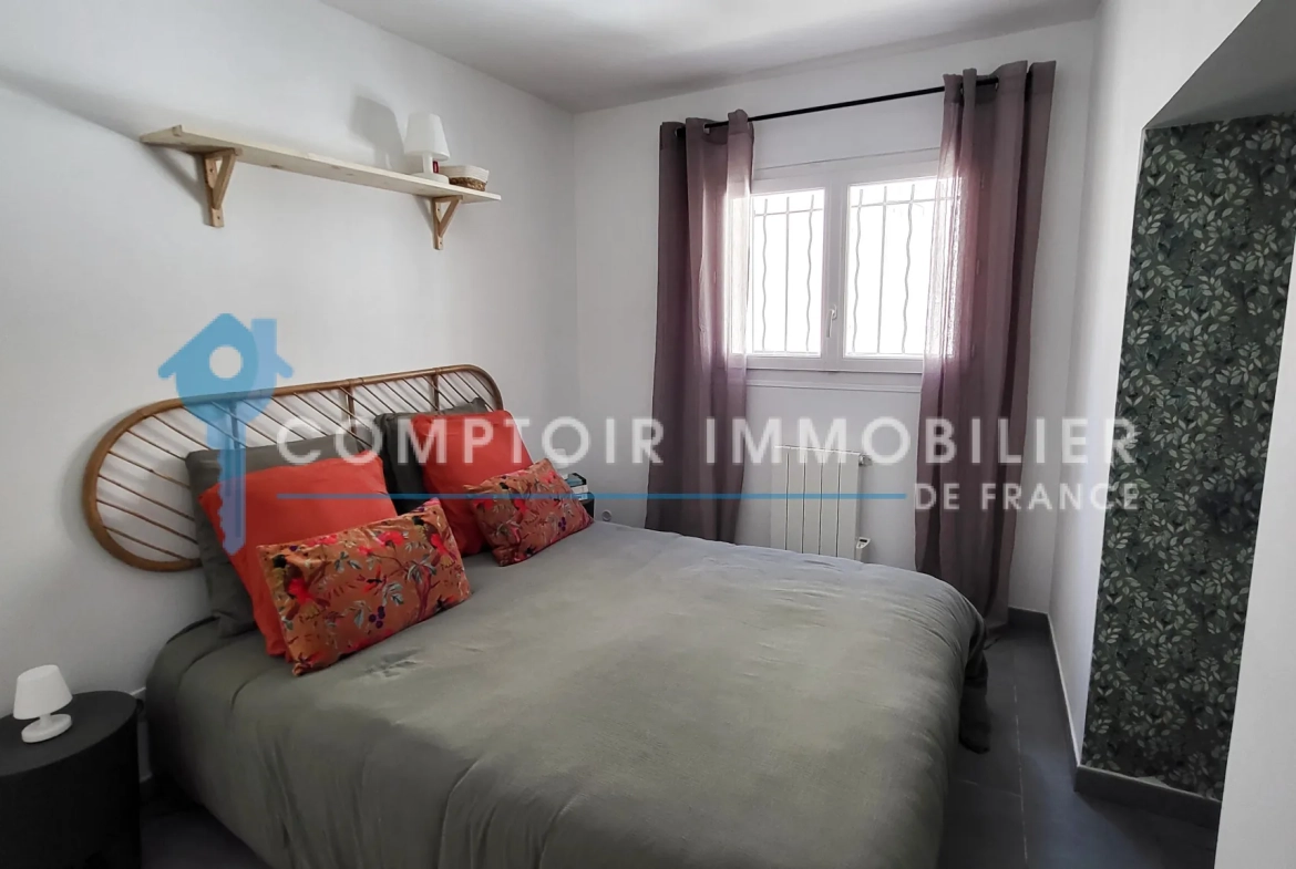 Maison de ville rénovée à Nîmes dans le quartier Jean Jaurès – 3 pièces, terrasse 