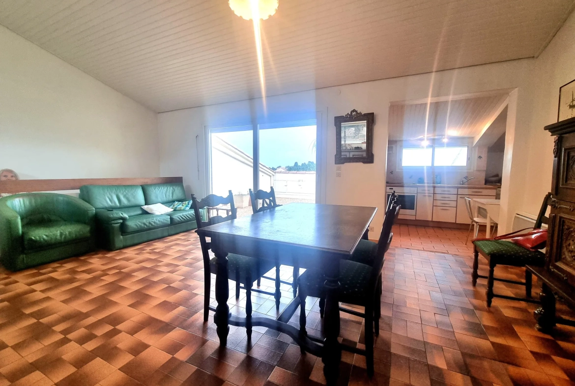 Appartement avec Vue Imprenable sur la Mer à Gruissan - 2 Chambres 