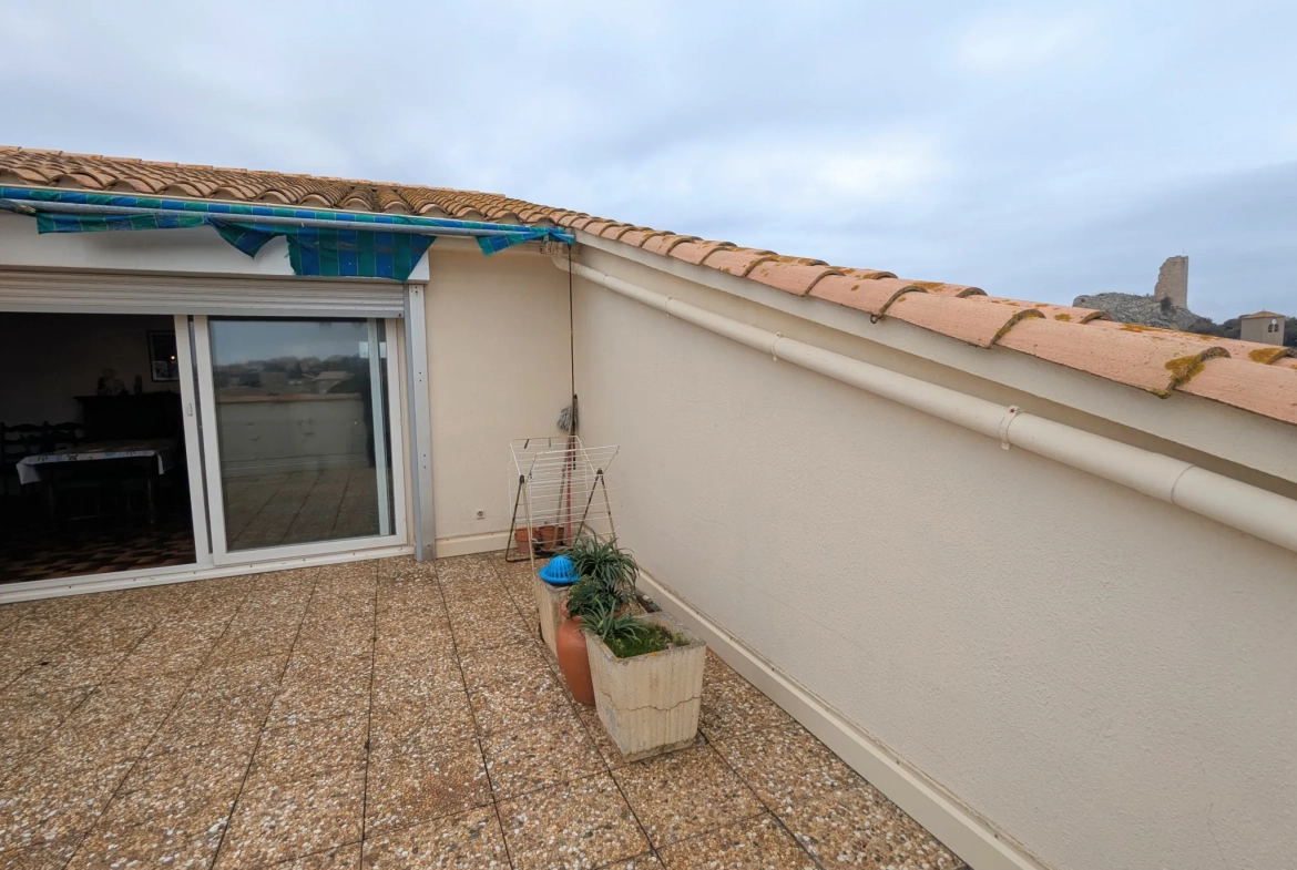 Appartement avec Vue Imprenable sur la Mer à Gruissan - 2 Chambres 