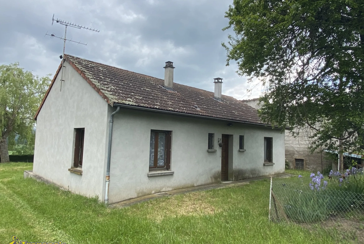 Maison de plain-pied à Saint-Dier-D'Auvergne avec jardin et garage 