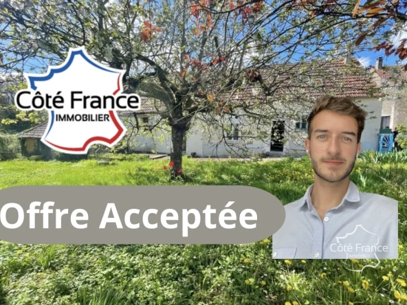 Charmante longère de 113 m² avec jardin et atelier à Courson-les-Carrières