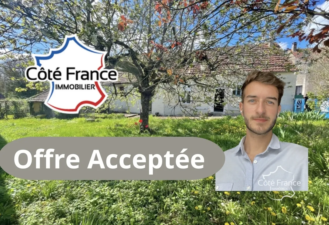 Charmante longère de 113 m² avec jardin et atelier à Courson-les-Carrières 