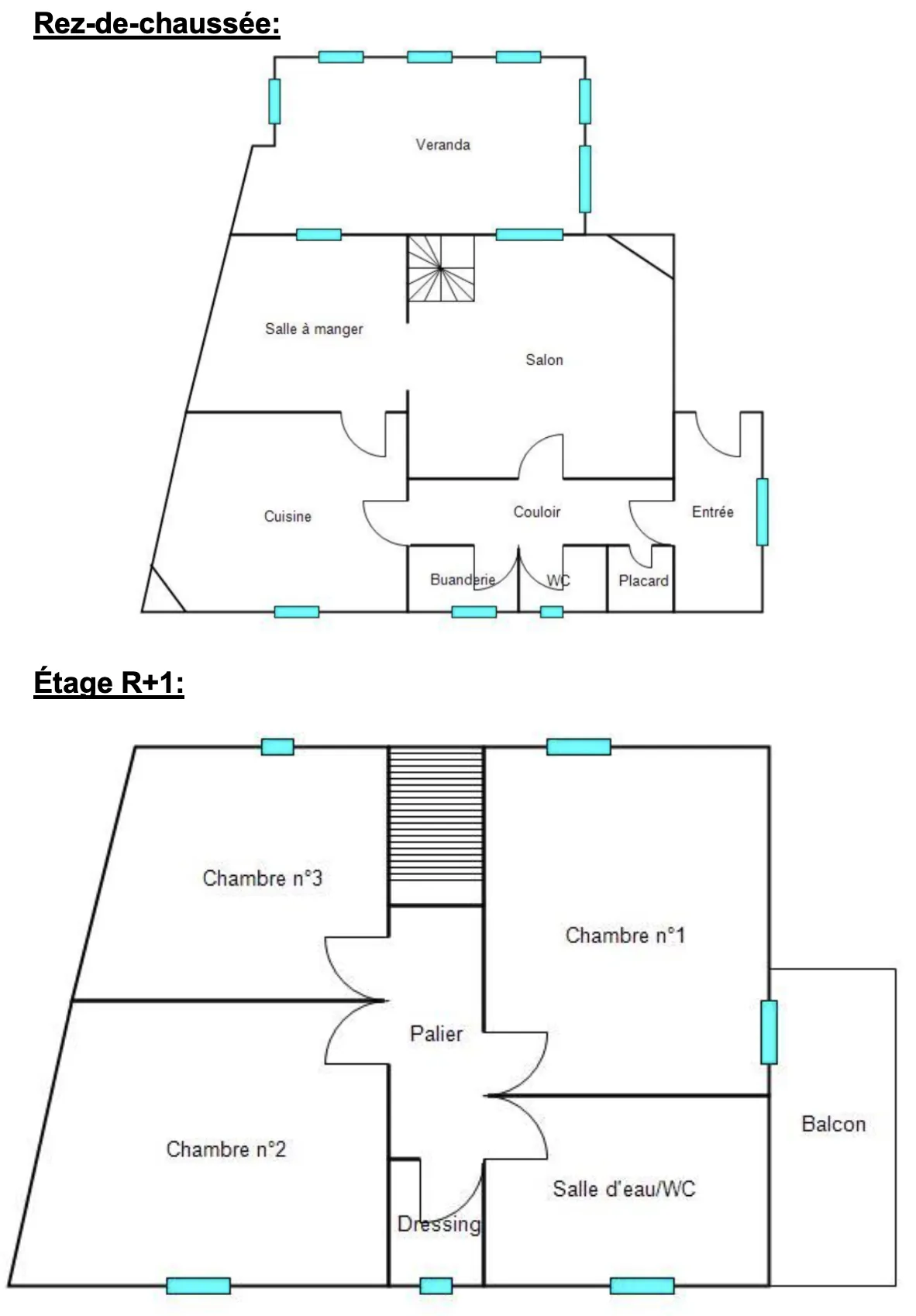 Maison familiale T5 de 102 m² à Millau, proche centre-ville 