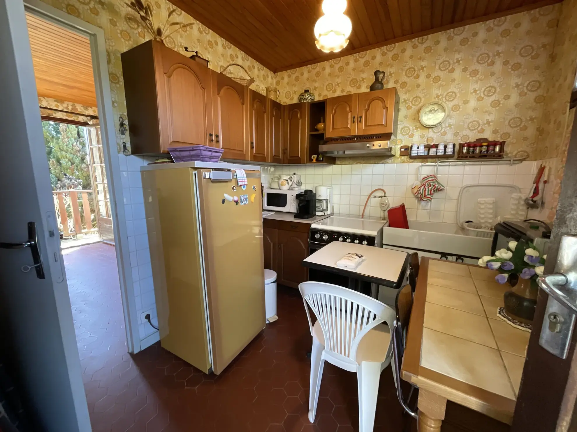Maison 3 pièces à vendre à Porte-Des-Bonnevaux avec jardin et vue sur les montagnes 