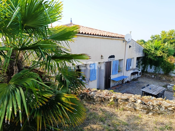 Maison de plain-pied avec jardin à Talmont-sur-Gironde, proche de l'estuaire