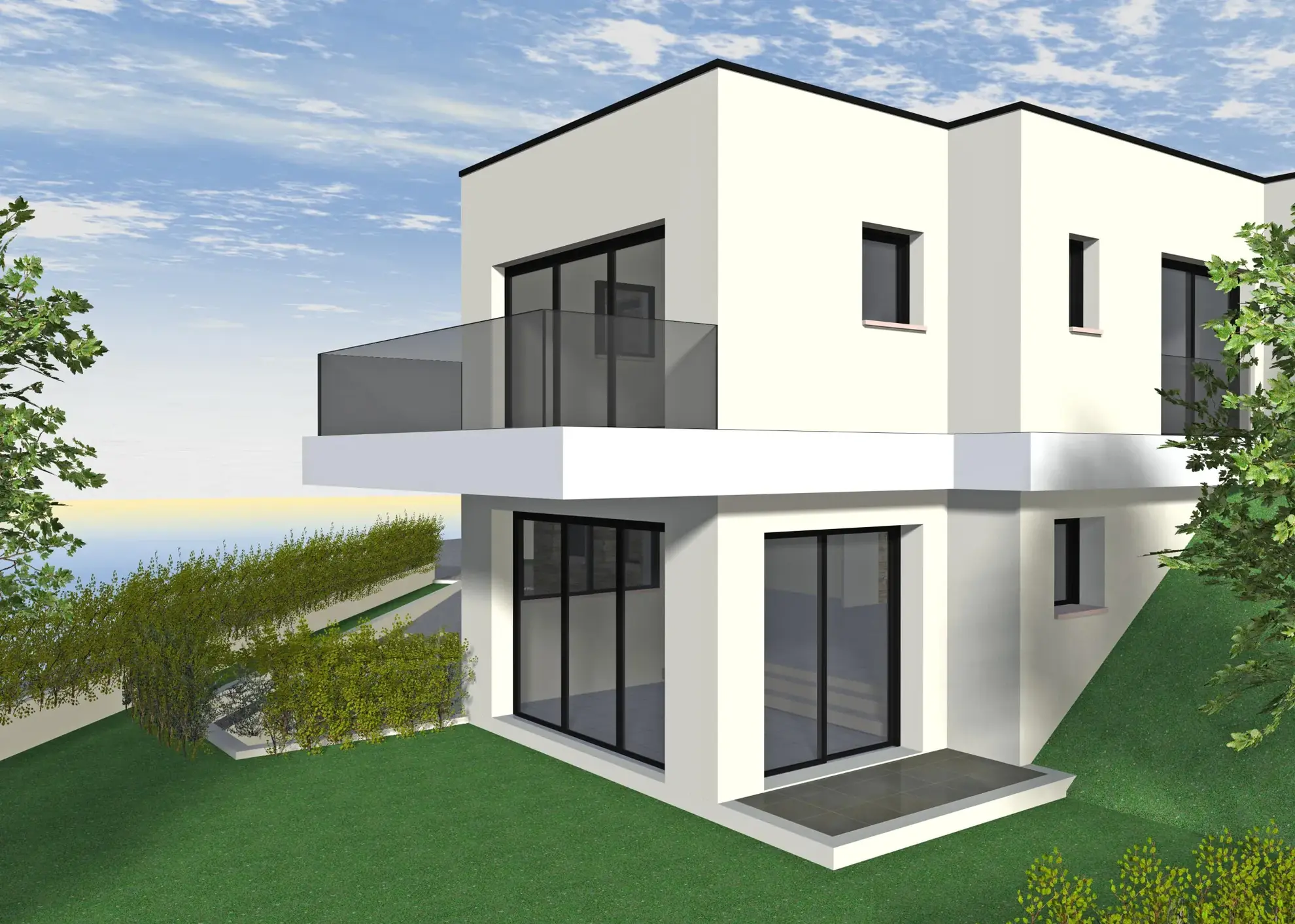 Terrain constructible à Grigny avec vue panoramique - Projet de plus de 250 m² 