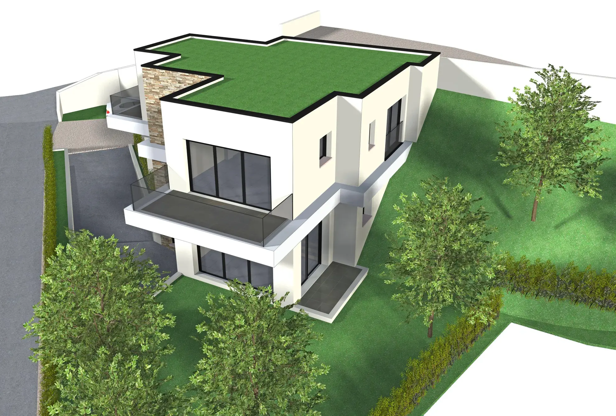 Terrain constructible à Grigny avec vue panoramique - Projet de plus de 250 m² 