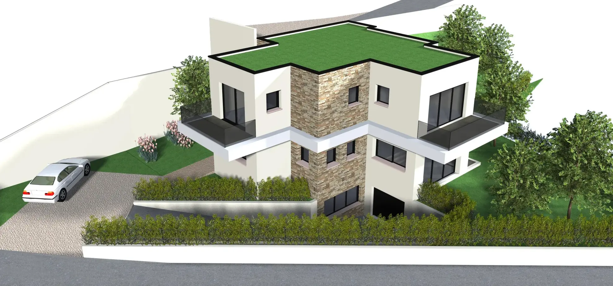Terrain constructible à Grigny avec vue panoramique - Projet de plus de 250 m² 
