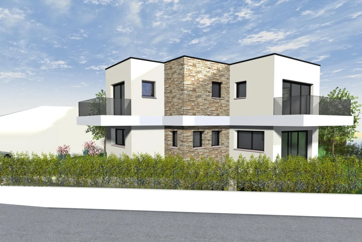 Terrain constructible à Grigny avec vue panoramique - Projet de plus de 250 m² 