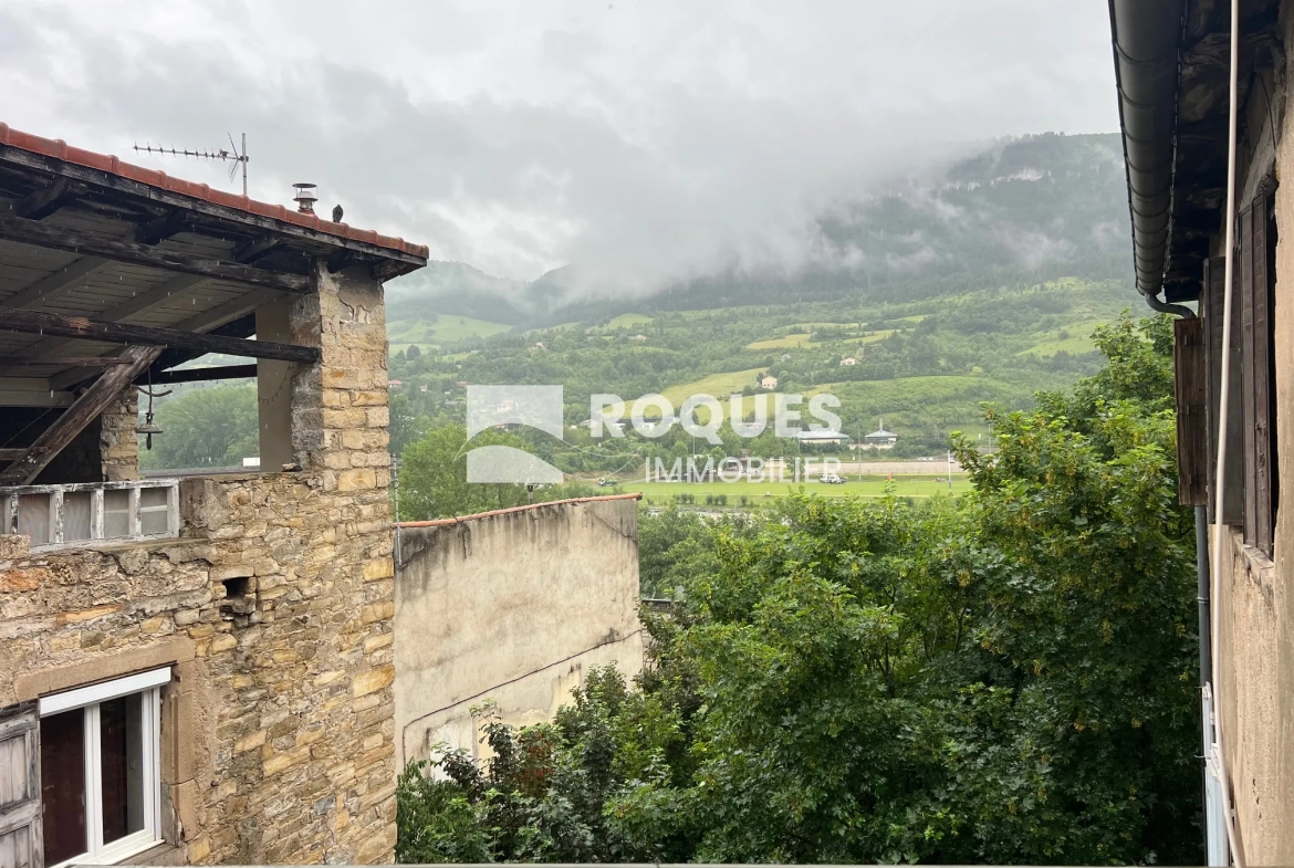 Appartement T2 à rénover de 44 m² avec terrasse à Millau 